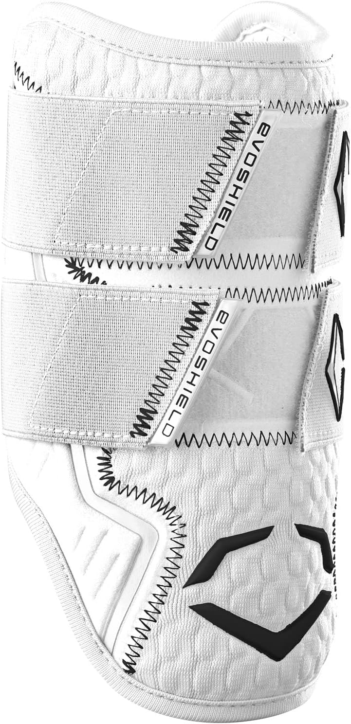 Detalle de EvoShield Pro-SRZ 2.0 バッター用エルボーガード ダブルストラップ・ホワイト・ジェル成形