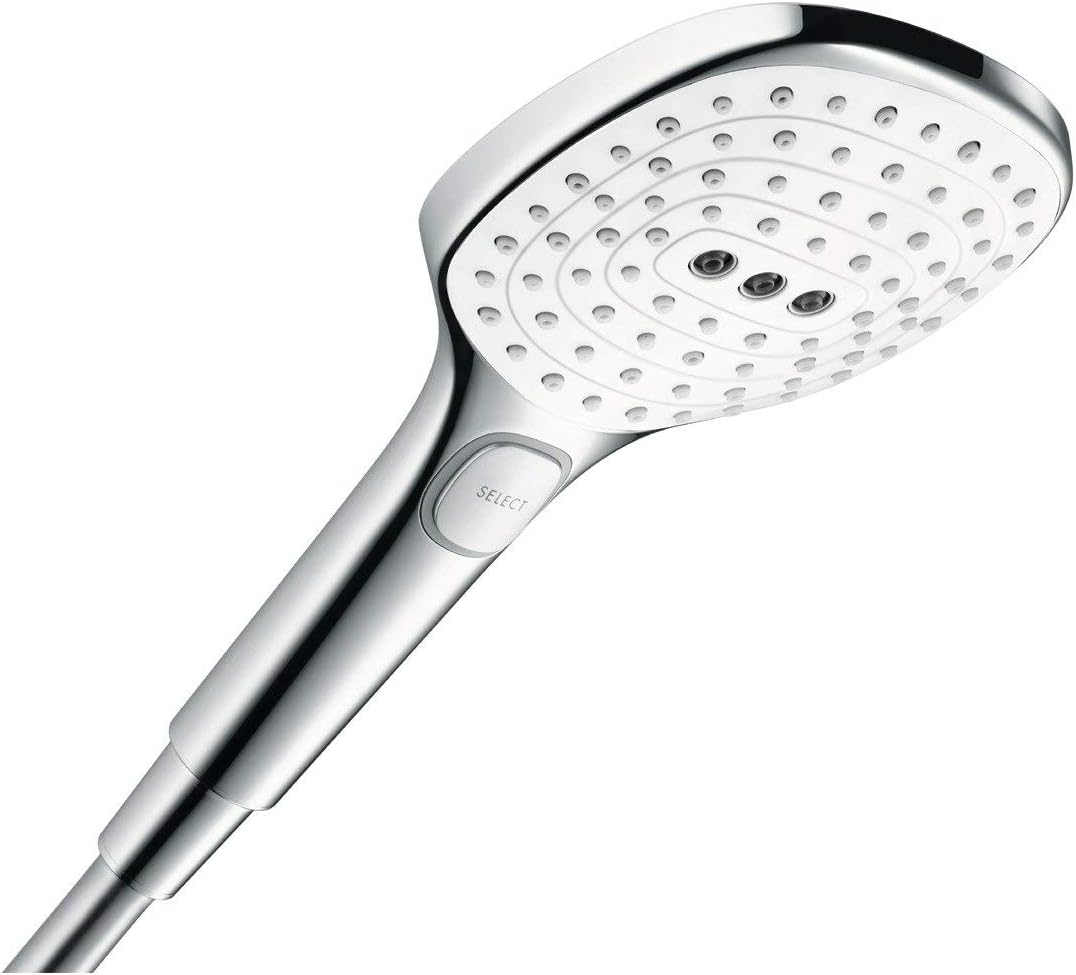 Thumbnail 6 de Hansgrohe Raindance Select E – Pommeau de douche éco d’eau 8,5 l/min (EcoSmart), 3 jets, 120x120 mm, chromé