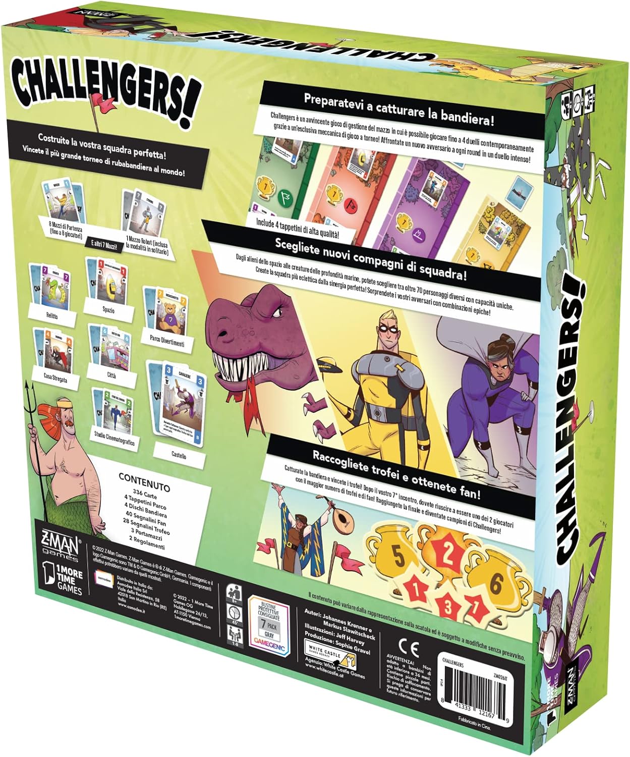 Detalle de Asmodee Challengers – Gioco da Tavolo 1–8 giocatori, 8+ anni – Edizione in Italiano