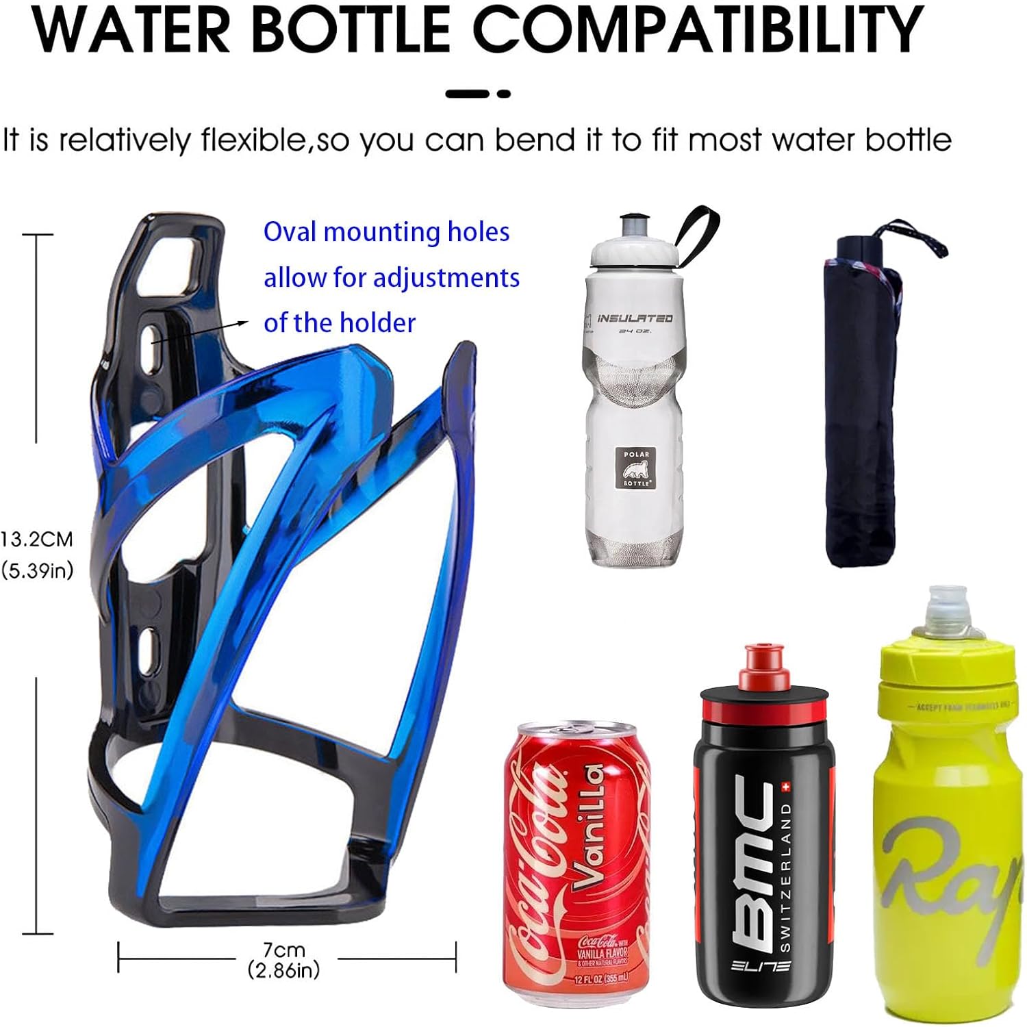 Detalle 1 de YELINTIAN Bike Bottle Cages, 2-Pack