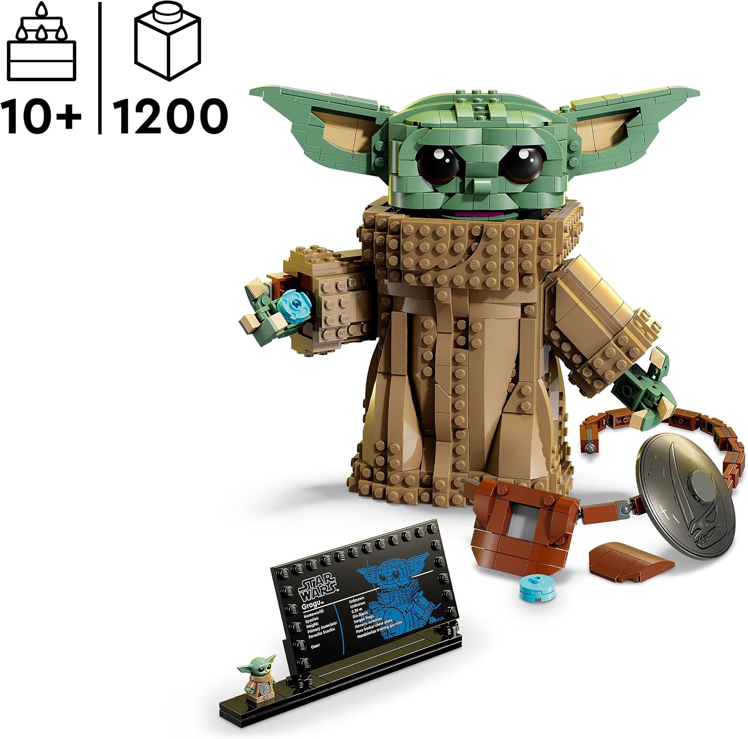 Detalle 2 de LEGO Star Wars 75446 Grogu-bouwset met Beskar-pantser en verstelbare figuur