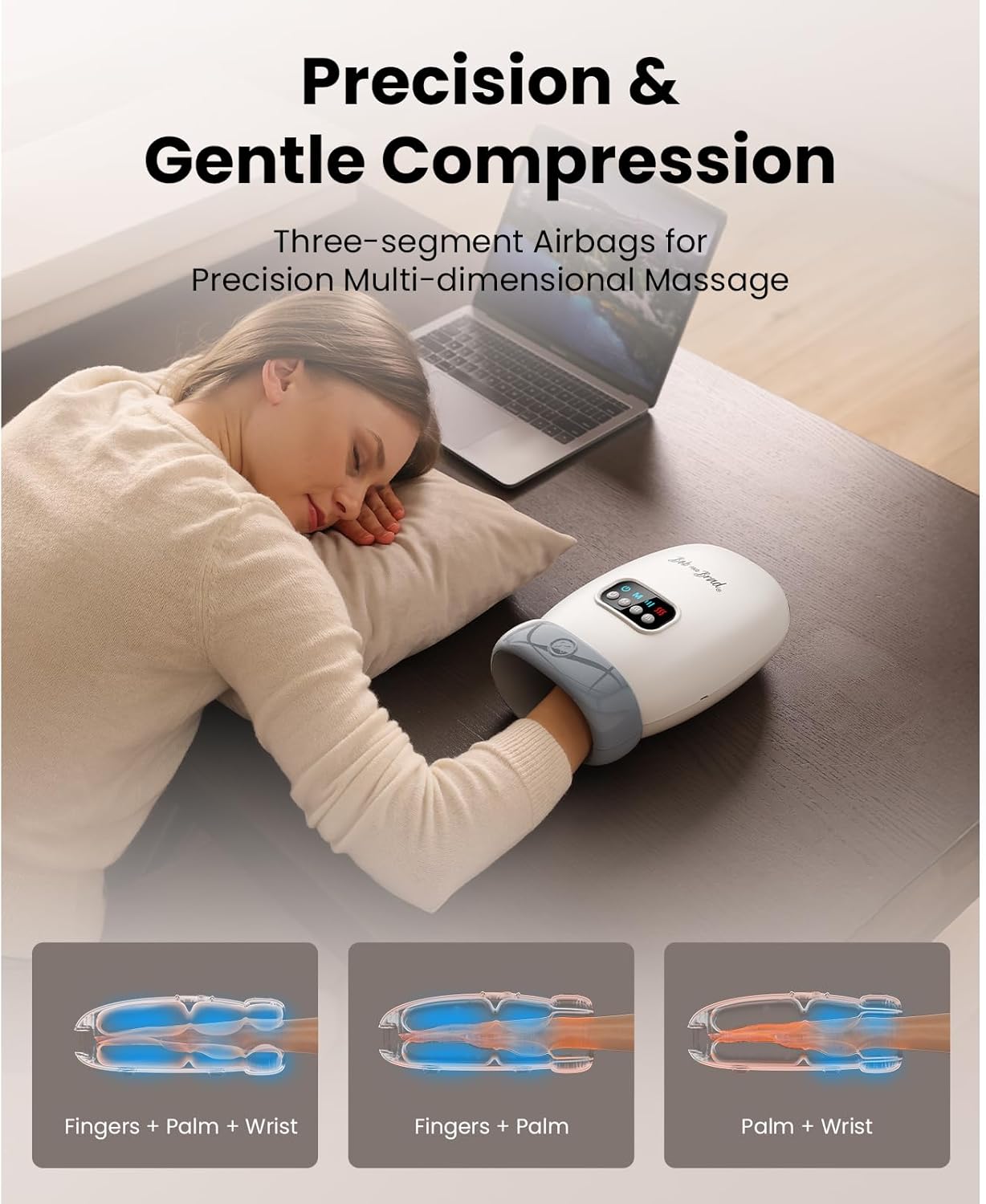 Thumbnail 3 de BOB AND BRAD H60 Masajeador de Manos con Calor y Compresión 💆