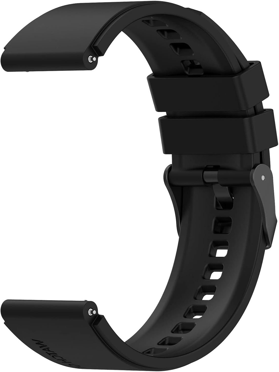 Detalle 2 de INF 22mm Universal Silicone Watch Strap for Galaxy Watch3, Huawei Watch 3/GT3, Garmin Venu 2, Fossil Gen 5