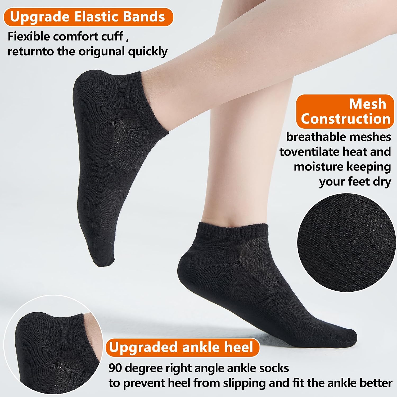 Detalle 1 de ATBITER Ankle Socks, 12 Pairs