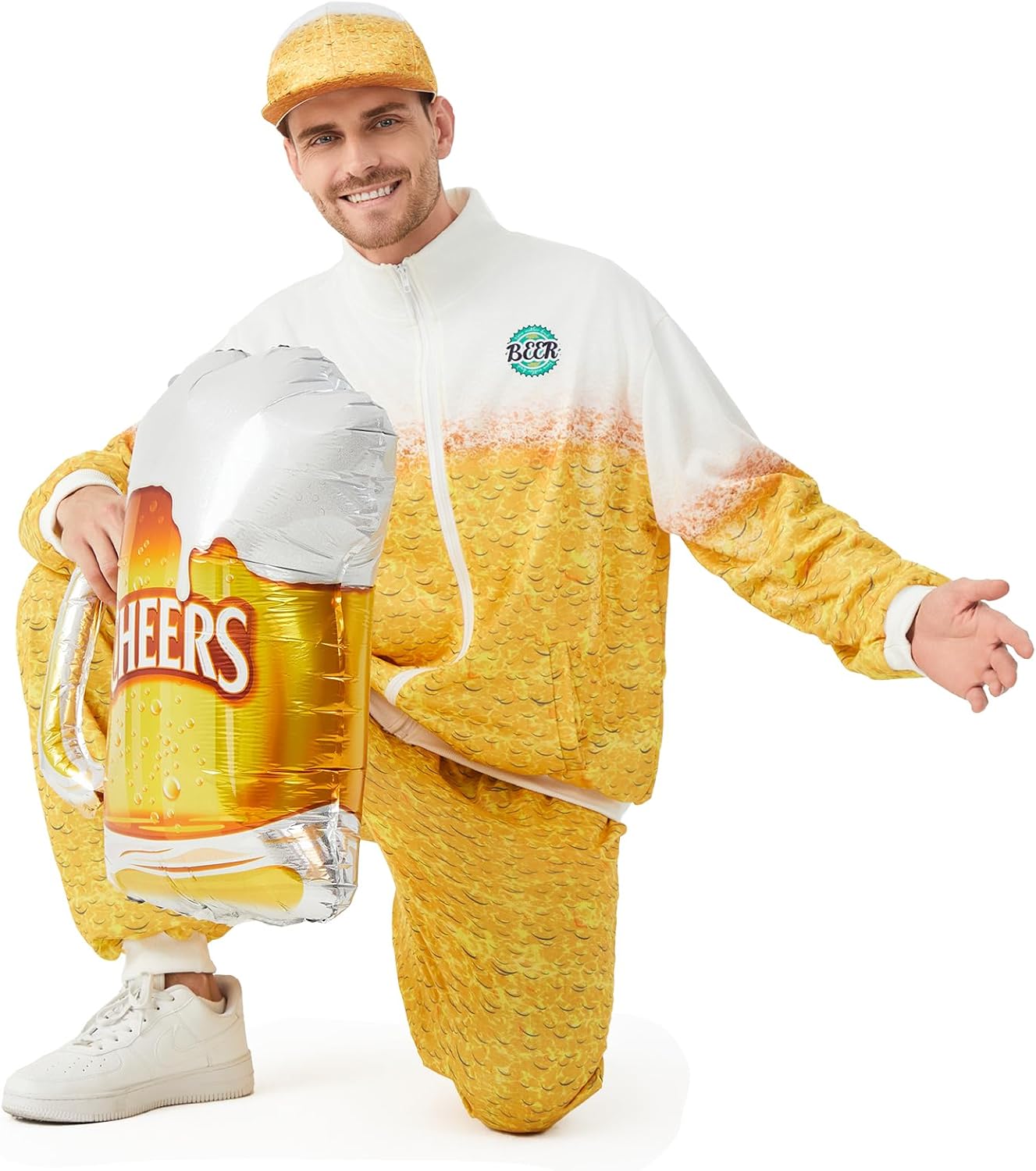 Thumbnail 6 de Heionia Bier Trainingsanzug Kostüm 100% Polyester 🎭