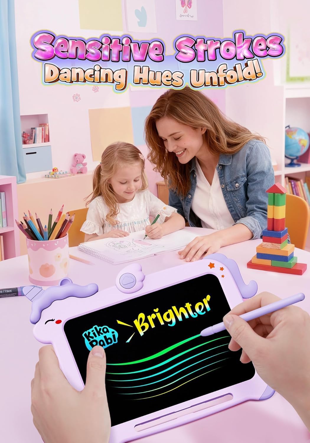 Detalle de Kikapabi LCD Writing Tablet 8.5" 🖍