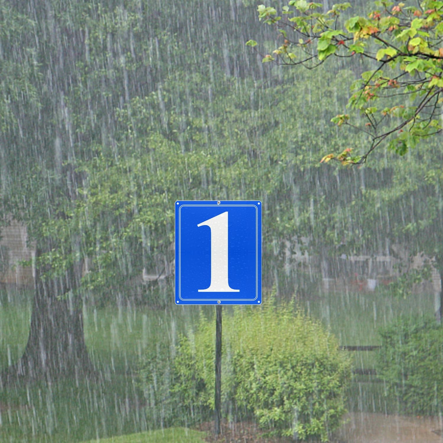 Thumbnail 6 de i-CowFun Aluminum Number Sign 12 x 10 in