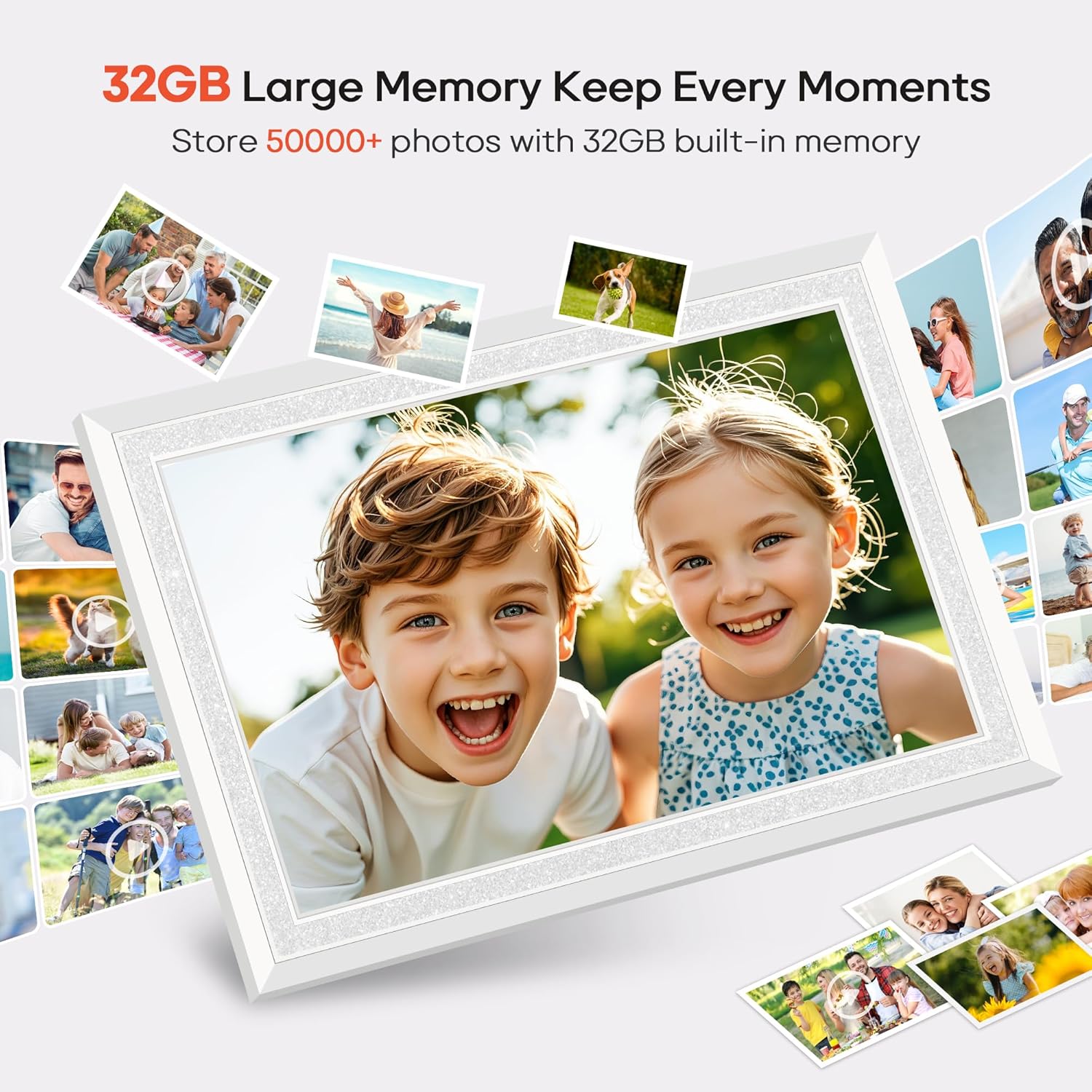 Detalle de Frameo 10.1" Digital Picture Frame 32GB
