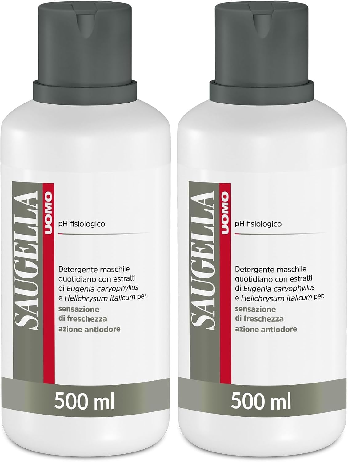 Thumbnail 6 de Saugella Uomo Detergente Intimo e Corpo Rivitalizzante 500 ml – Antiodore e pH fisiologico