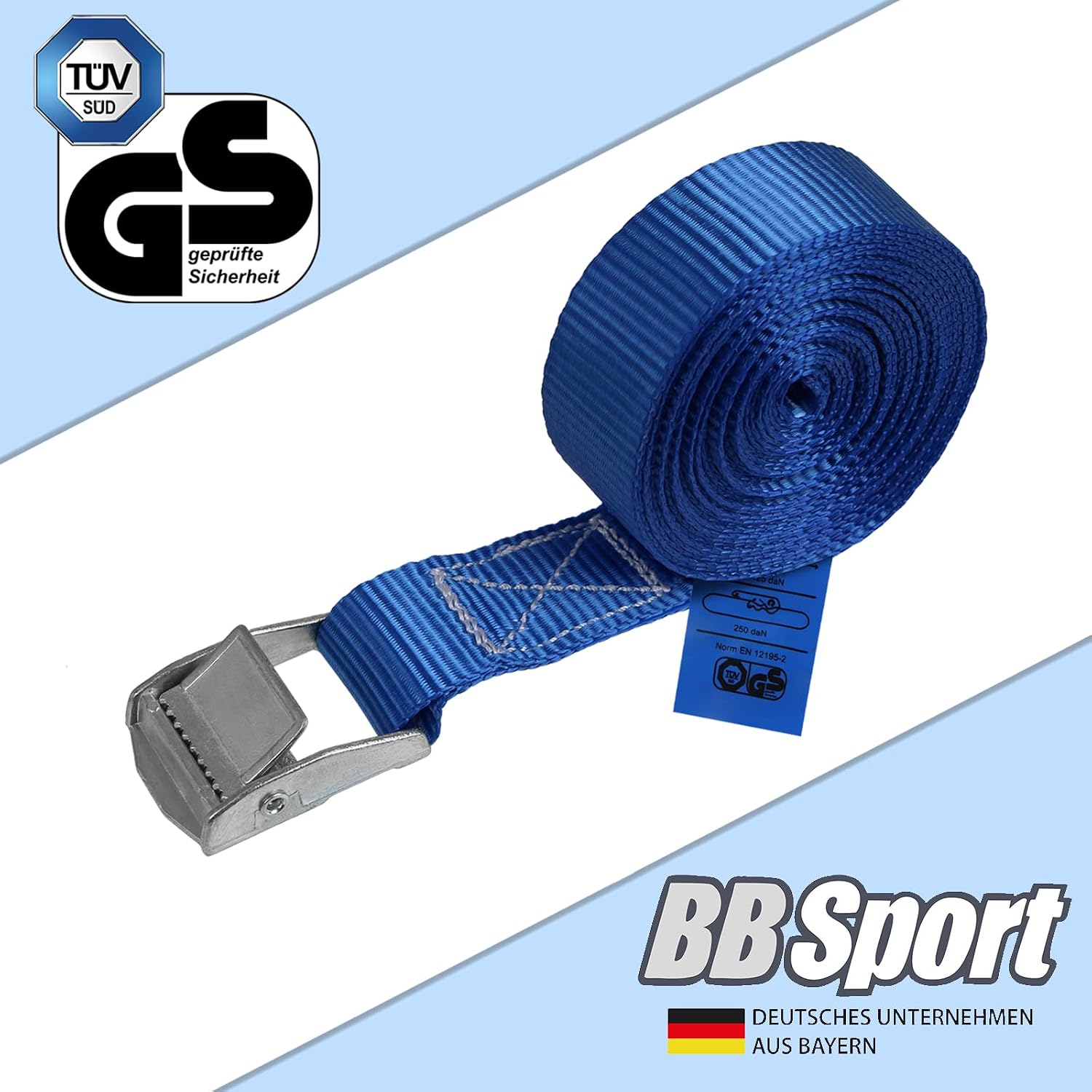 Detalle 2 de Spanngurte Zurrgurt 250 kg TÜV geprüft 4 m