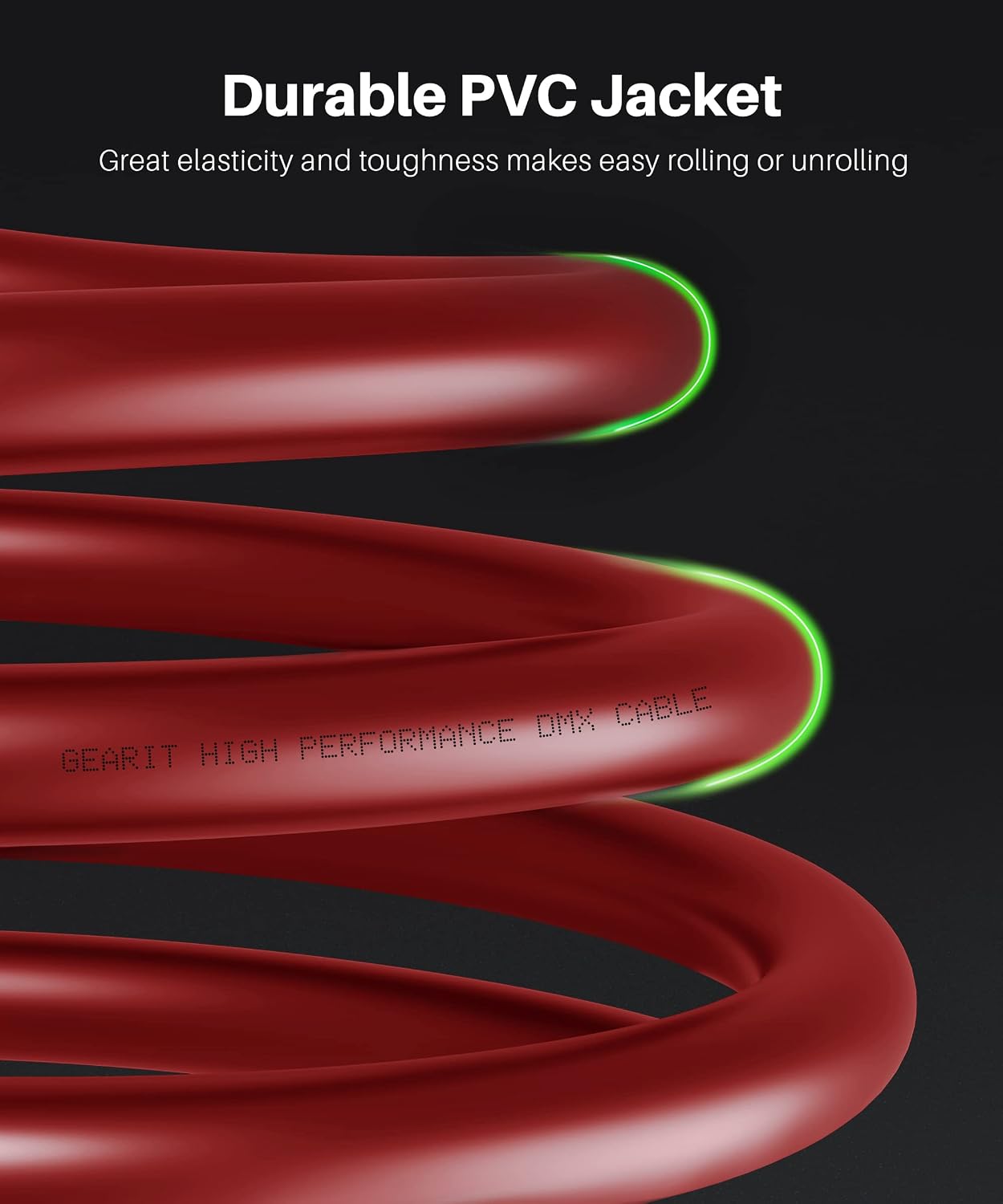 Thumbnail 2 de GEARit DMX-MF-25FT-MC-6PK 25-Foot DMX XLR Cable Set, 6 Colors