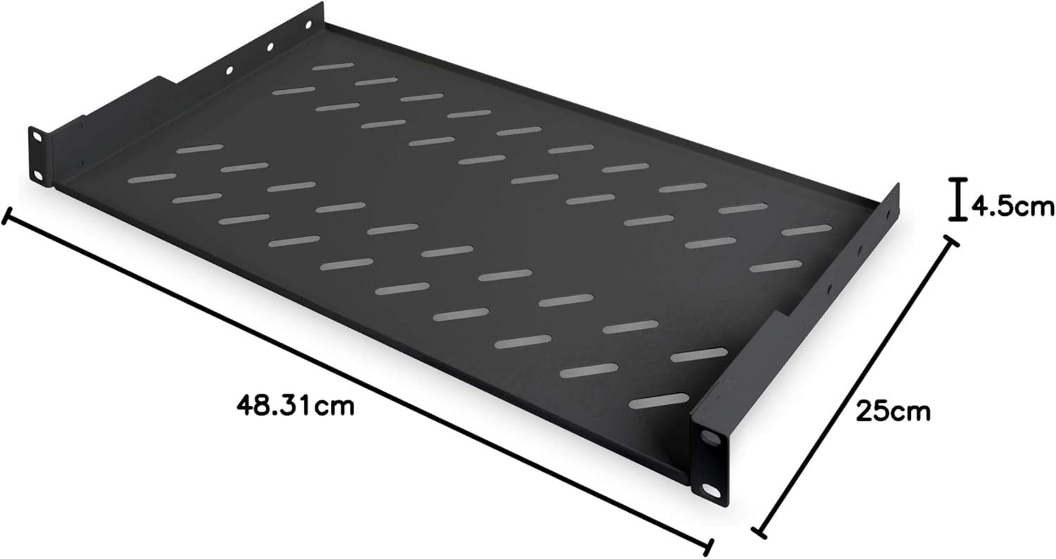 Detalle 2 de DIGITUS Estante 19 pulgadas 1U negro