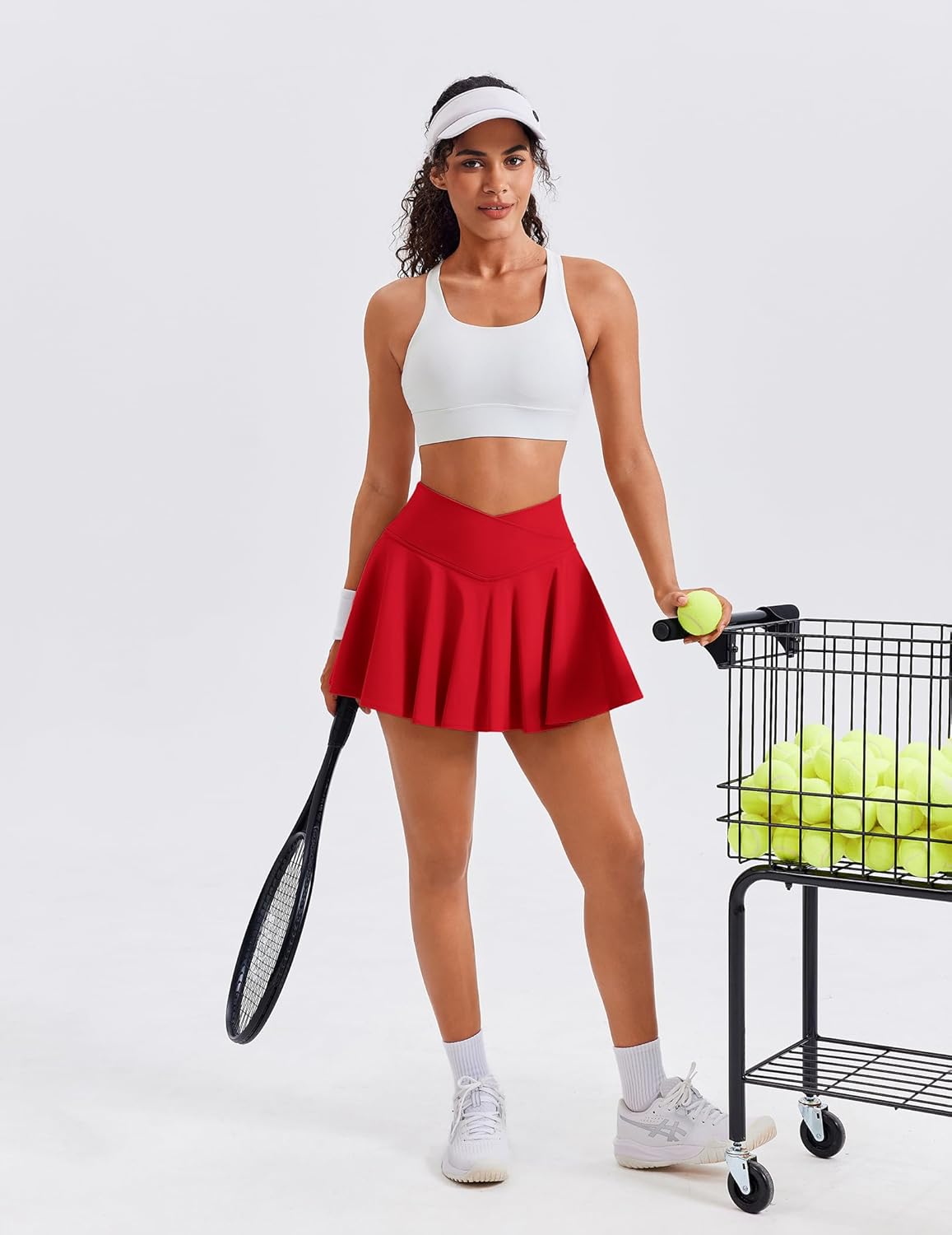 Thumbnail 4 de PINSPARK Gonna da Tennis da Donna con Pantaloni Sotto e Tasche: stile e praticità in un minimo scollo plissettato
