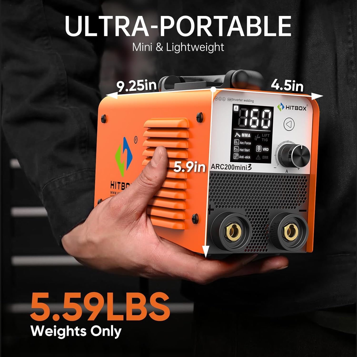 Thumbnail 4 de HITBOX 240V 2 in 1 Stick Welder (Lift TIG/MMA) ARC200mini3 with IGBT Inverter