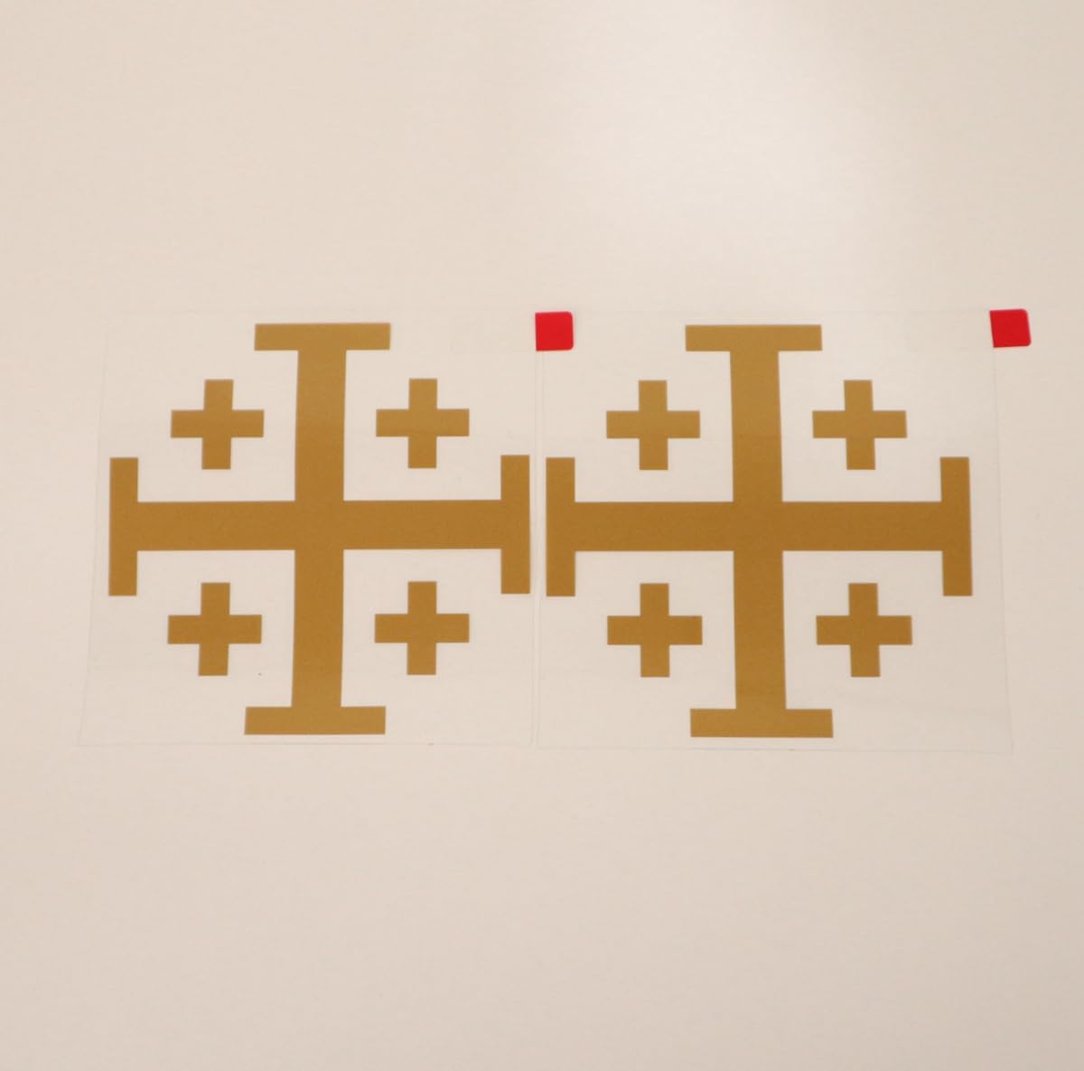 Detalle de Jerusalem Cross Vinyl Decal, 4-inch