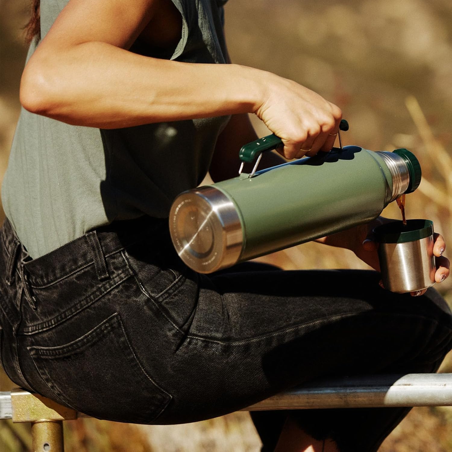 Thumbnail 5 de STANLEY 1913 Classic Legendary Thermal Flask 1L (Mossy Oak) – keeps hot or cold for 24 hours