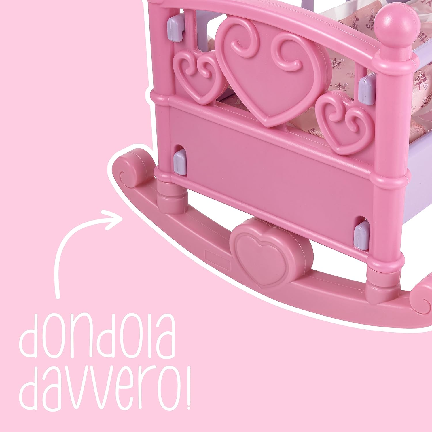 Detalle 2 de Baroni Toys Culla a Dondolo per Bambole 55 cm
