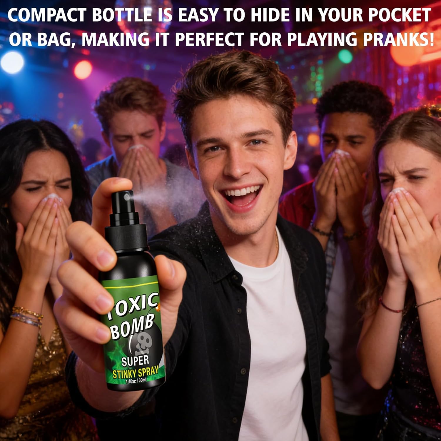 Thumbnail 3 de Fialette Puzzolenti: set da 3 flaconi spray puzzolente da 30 ml (scherzi per Halloween, Carnevale e feste)