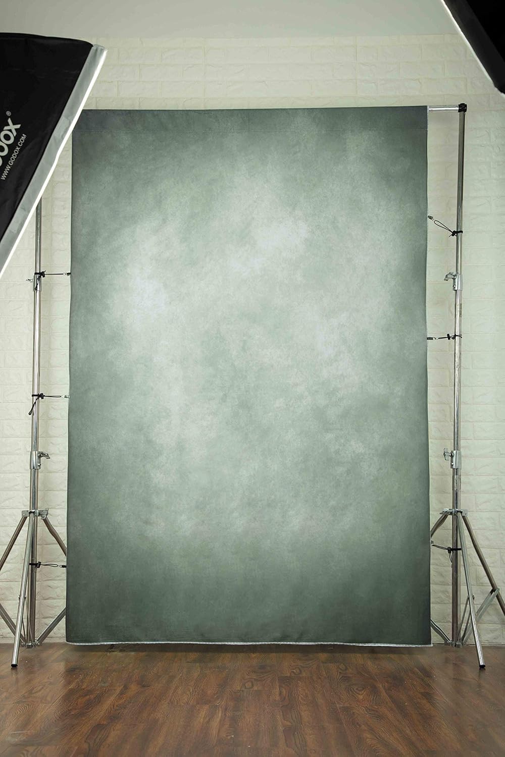 Detalle de Kate 1,5 × 2,2 m Hintergrund in Rauchgrau/Grün für Fotografie