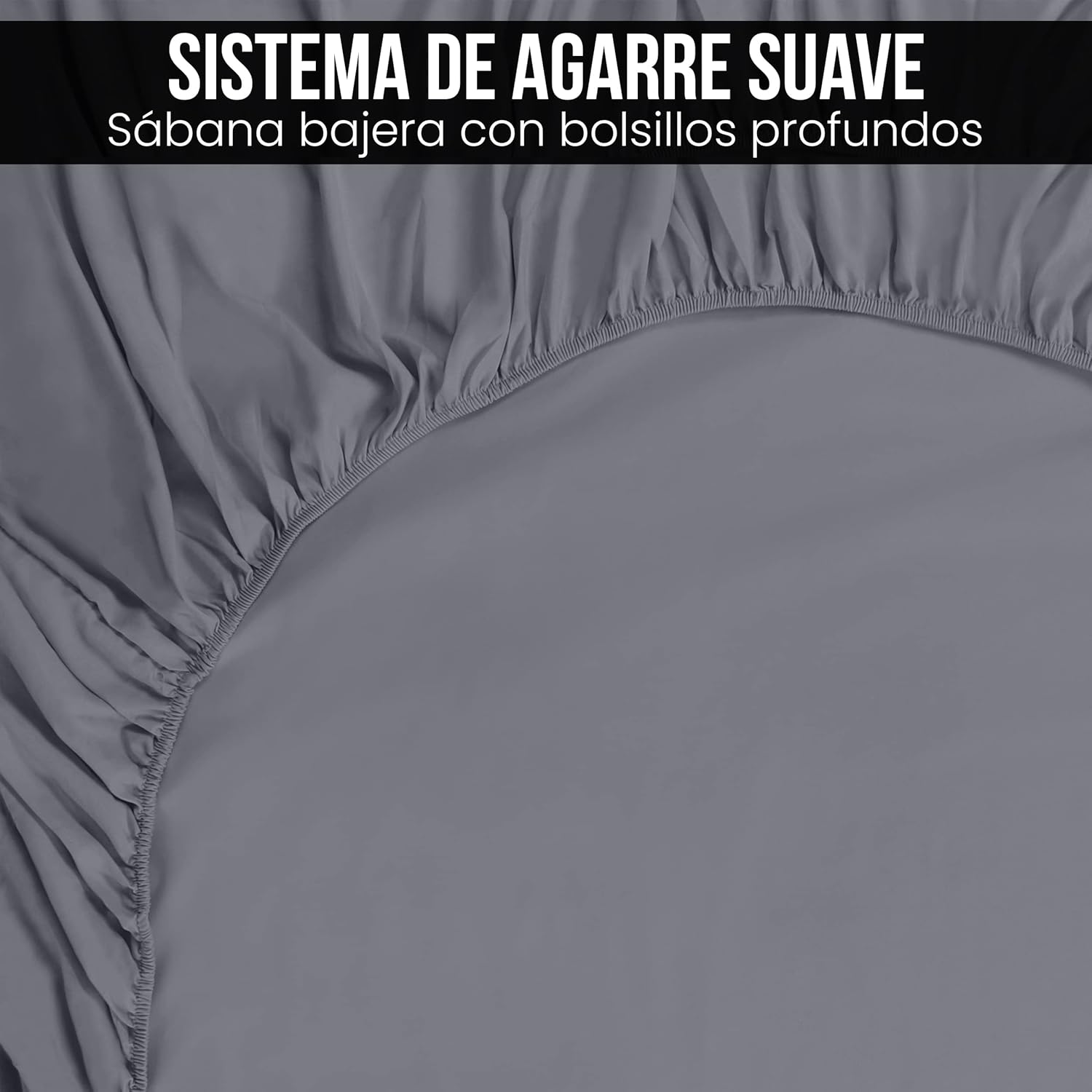 Detalle 2 de Utopia Bedding Funda nordica 90 Gris