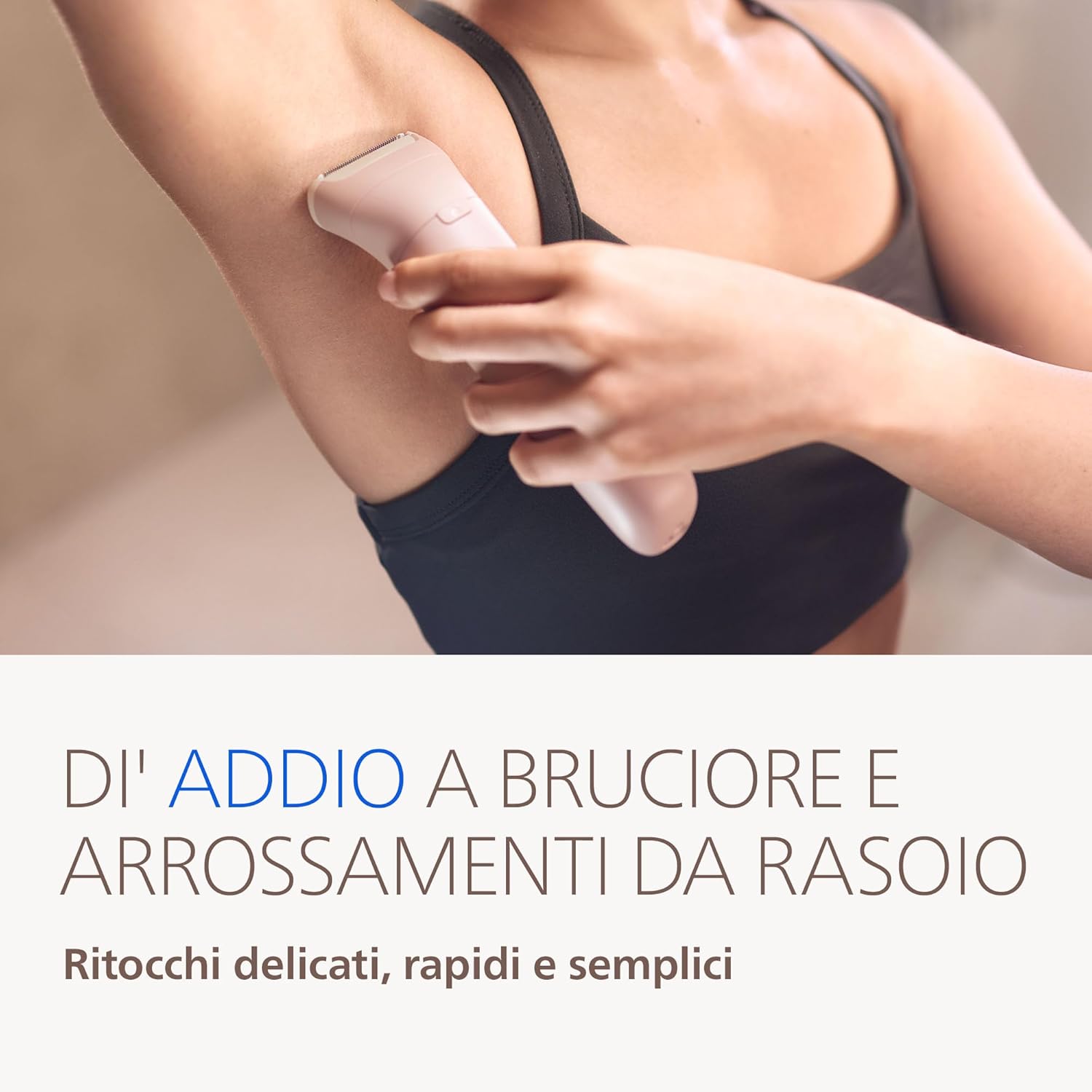 Detalle de Philips Epilatore Serie 9000 BRE719/00: epilazione Wet & Dry professionale a casa