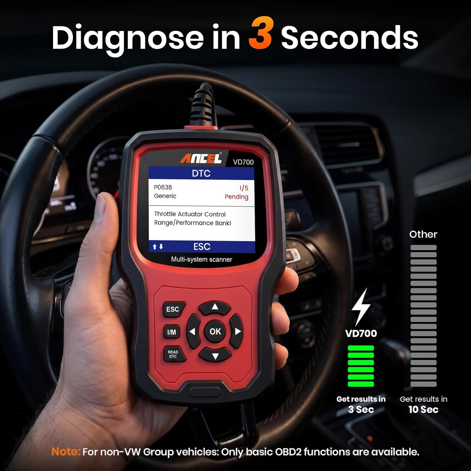 Thumbnail 4 de ANCEL VD700 OBD2 Scanner 2023