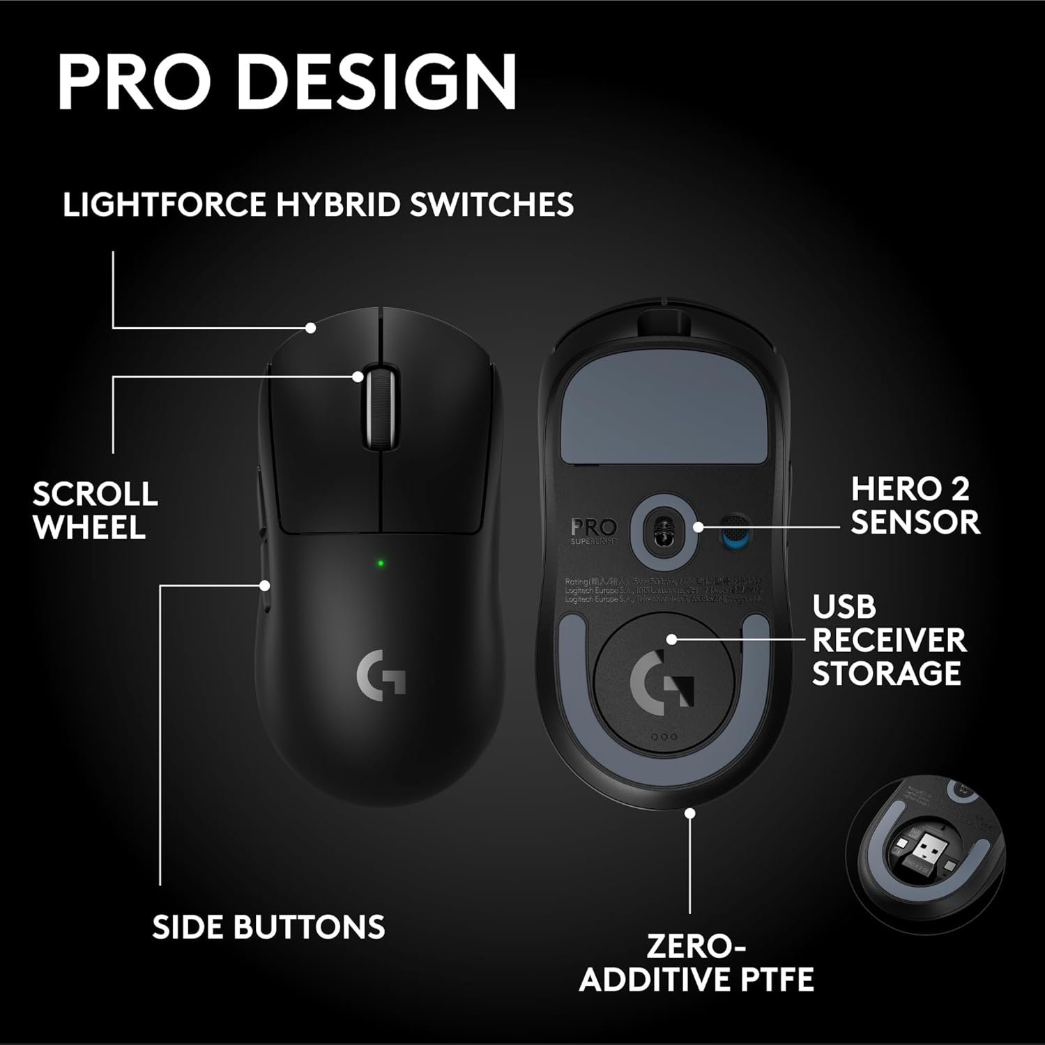 Thumbnail 5 de Logitech G PRO X SUPERLIGHT 2 SE 60 g wireless mouse 🖱