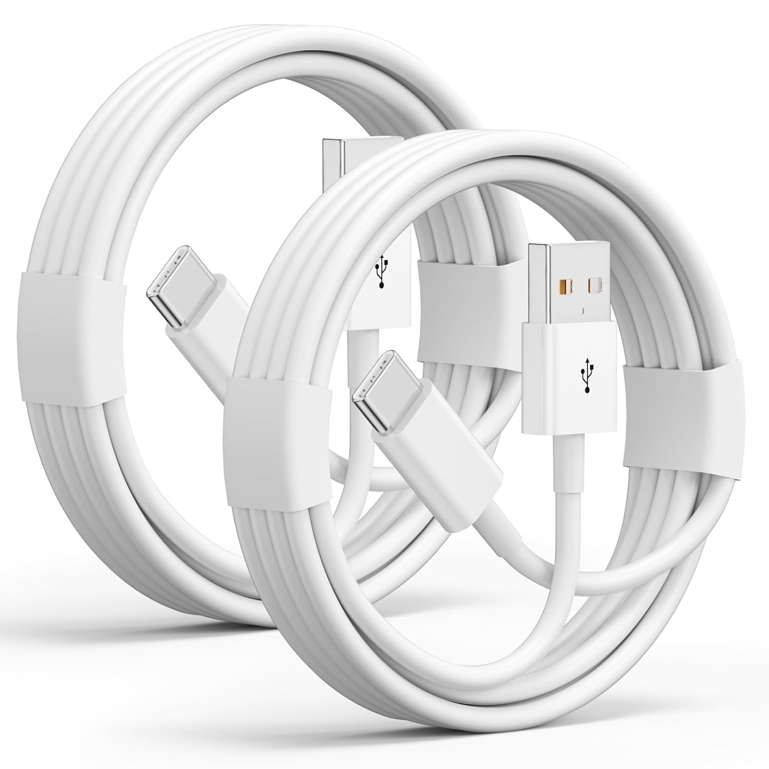 Detalle de Car Carplay Cable for iPhone 17 Pro Max / 16 / 15 Pro Max – 2 Pack USB A to USB C (3FT)