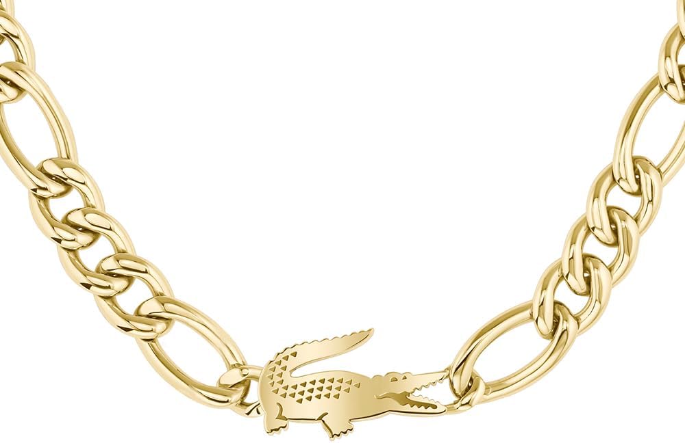 Thumbnail 1 de Lacoste Crocodile Collana 50,8 cm in acciaio