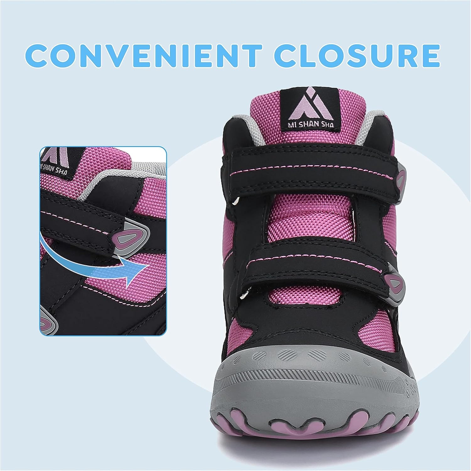Thumbnail 3 de Mishansha Kinder-Wanderschuhe rutschfest – leichte Trekking-Wanderstiefel für Jungen & Mädchen (Gr. 24–38)