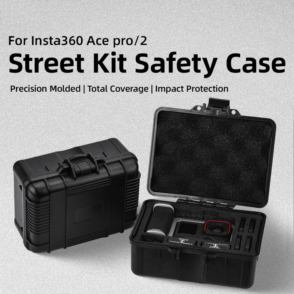 Thumbnail 1 de Lokyoyo hard safety case for Insta360 Ace Pro / 2 Xplorer Grip Kit with organiser slots
