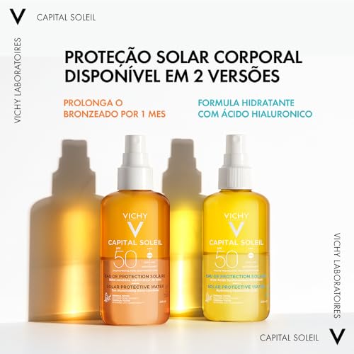 Thumbnail 7 de Vichy Capital Soleil Tan Illuminating Solar Protective Water SPF50 (200ml) for all skin types