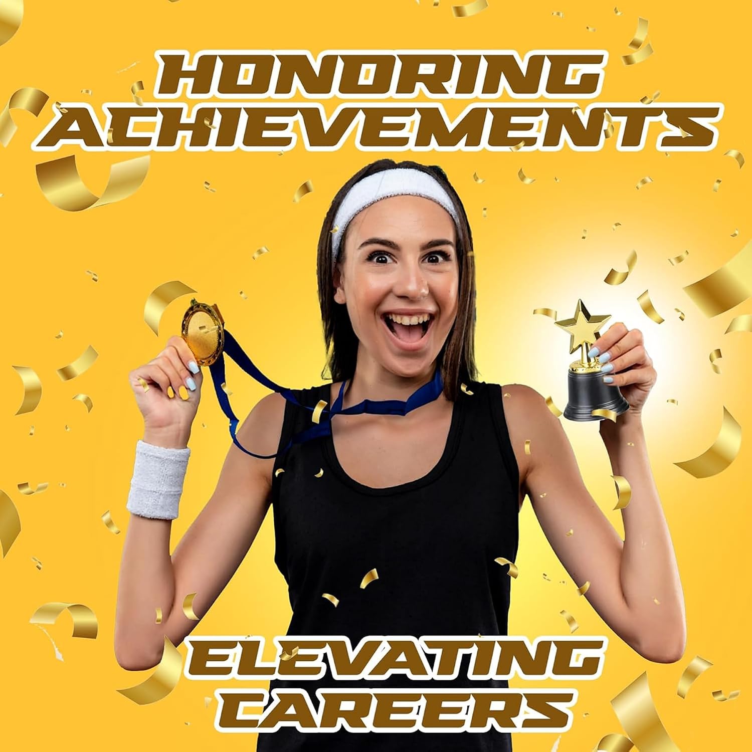 Thumbnail 4 de Bedwina Star Awards Trophy 4.5in Pack