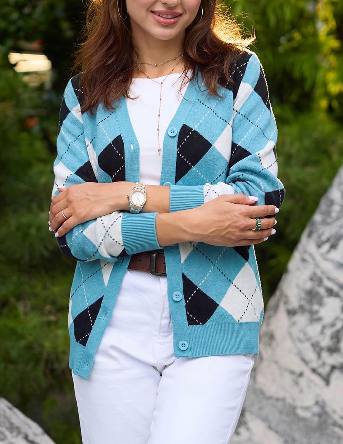 Detalle de GRACE KARIN Women's Cardigan Sweater
