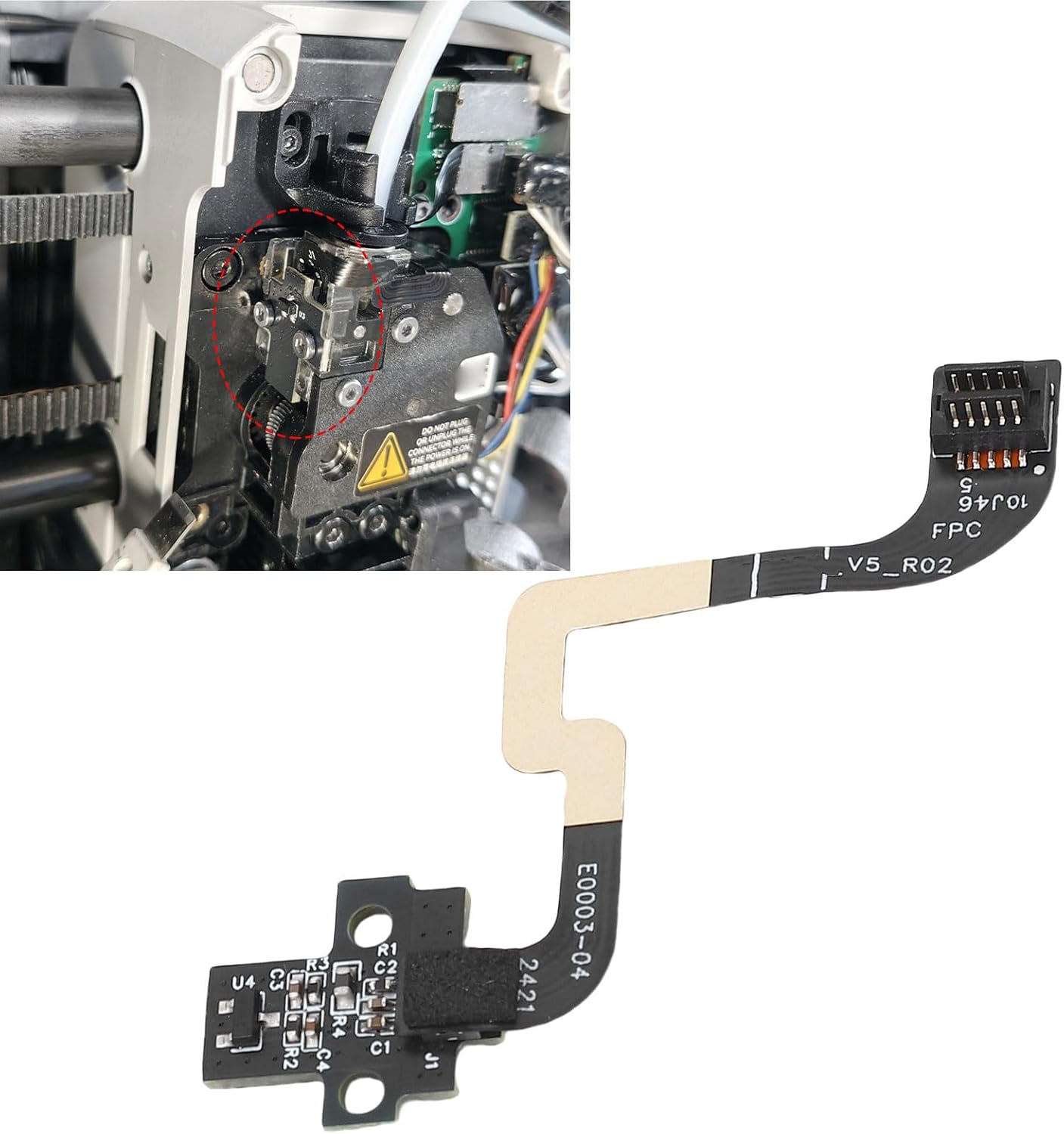 Thumbnail 6 de Hyuduo Hall-sensorbräda för filament till P1P/P1S med FPC-kabel