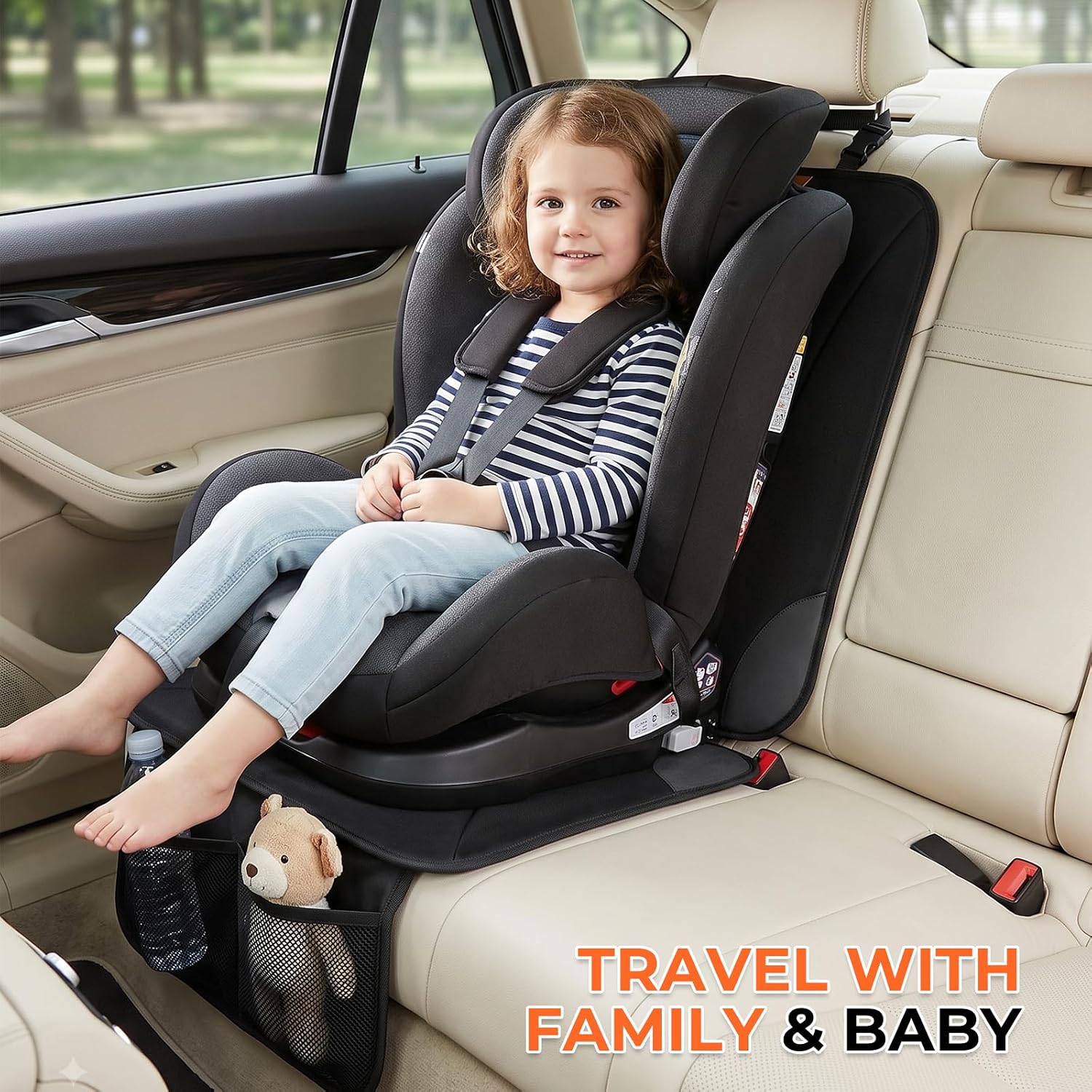 Detalle 1 de MAXRILY Car Seat Protector, 600D Fabric