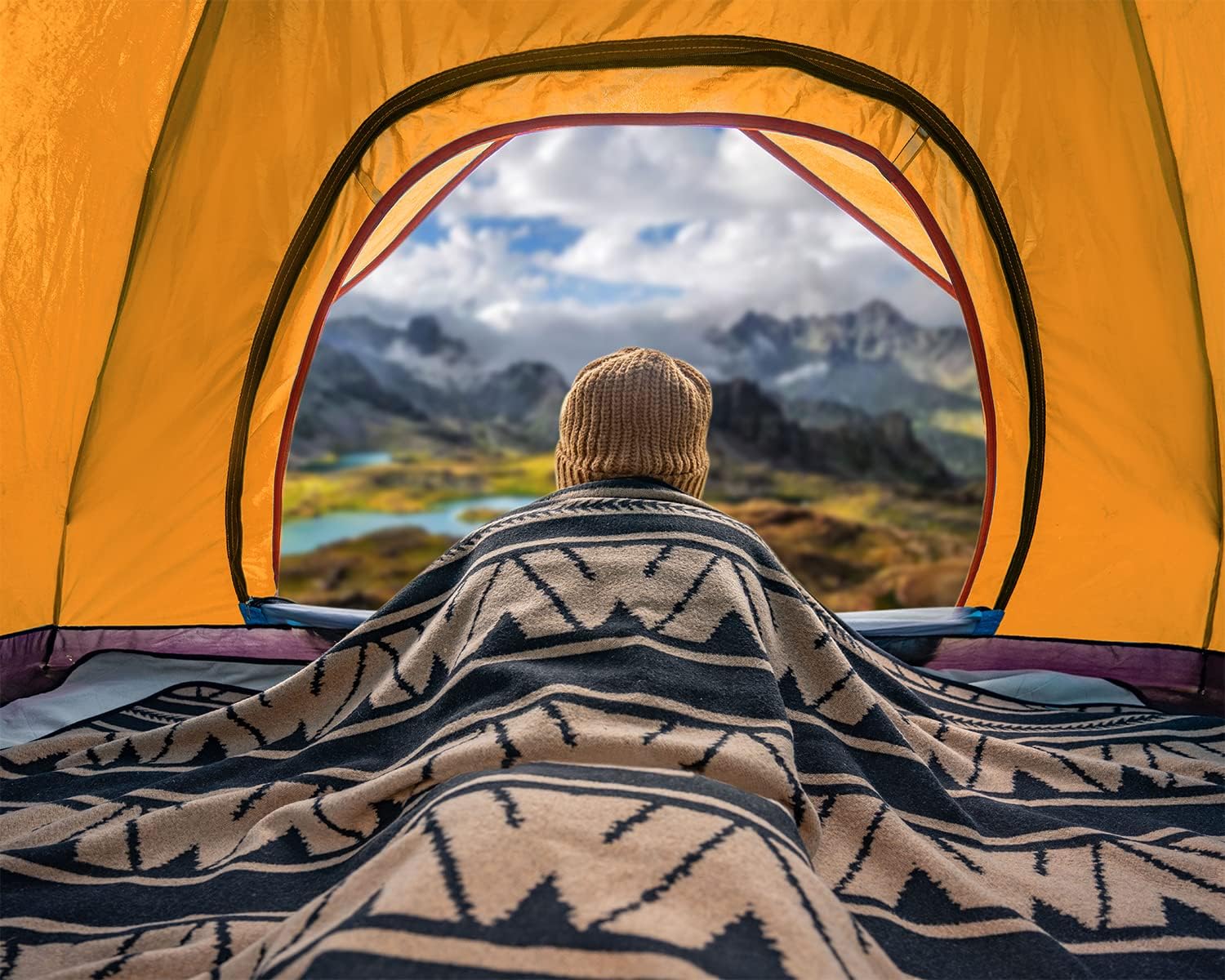 Thumbnail 6 de Couverture ACUSHLA camping laine mérino 200 x 160 cm