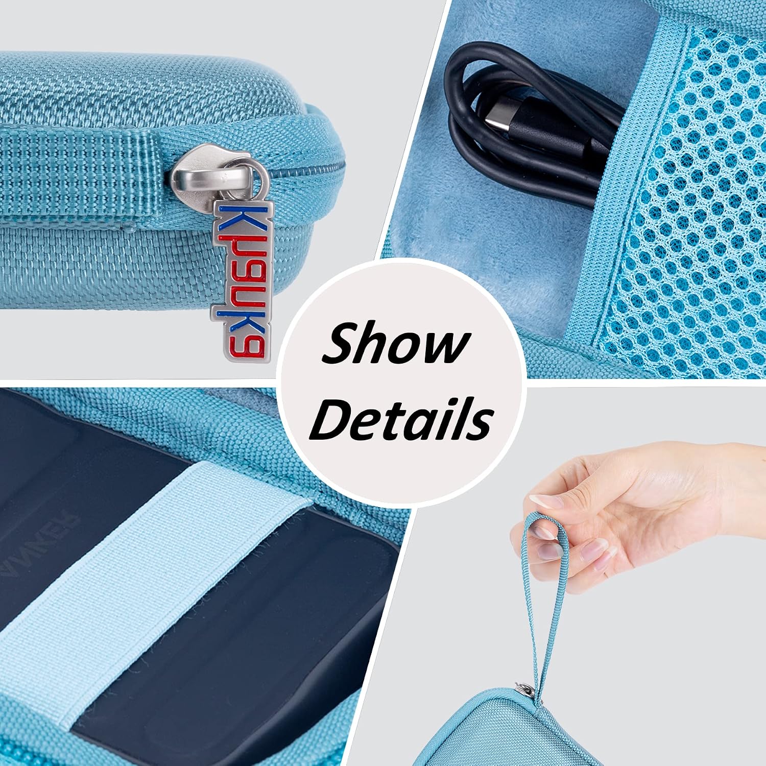 Thumbnail 5 de Khanka Hard Protective Case Misty Blue 5000mAh