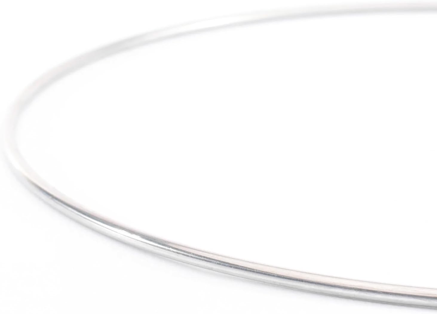 Detalle 2 de Vaessen Creative Cercle en Métal Ø 15 cm – Lot de 8 cerceaux argentés pour décorations et DIY