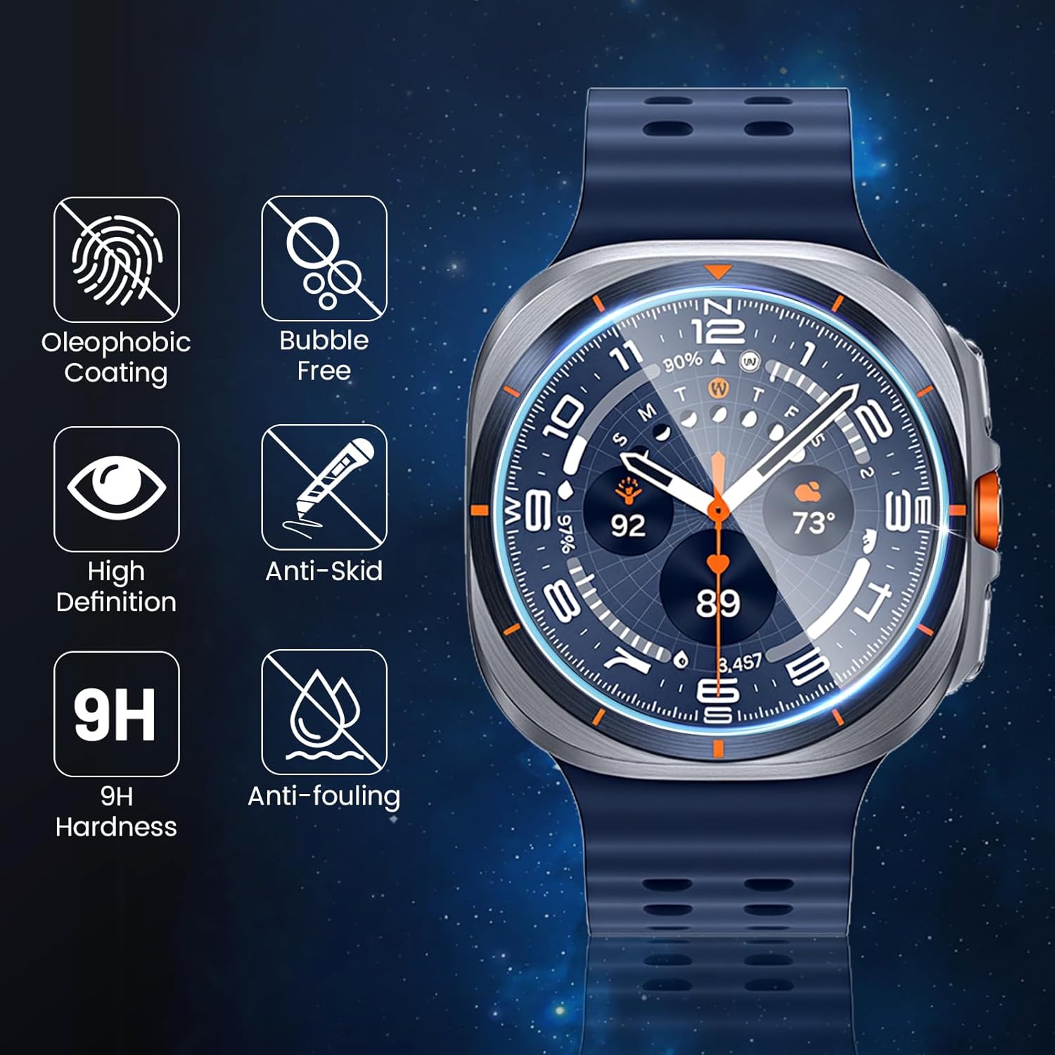 Thumbnail 4 de TQLGY 6-Pack Galaxy Watch Ultra Screen Protector