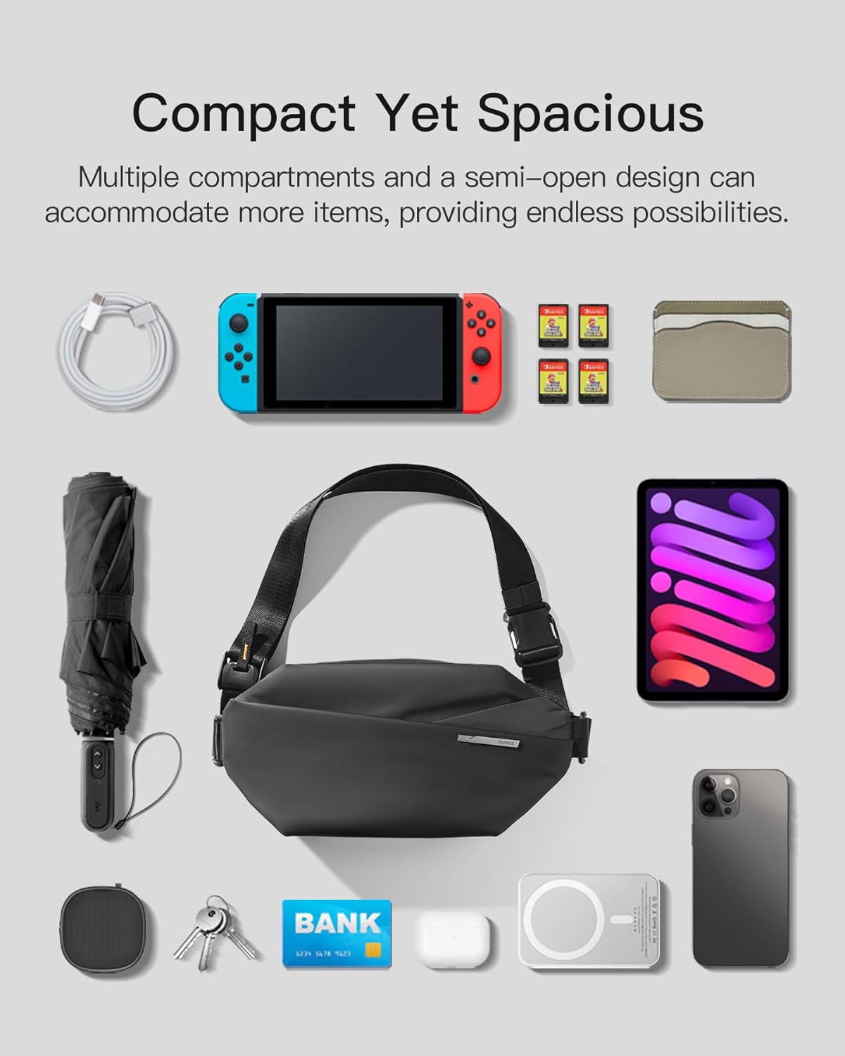 Thumbnail 4 de Inateck Sling Bag X 4L sling bag