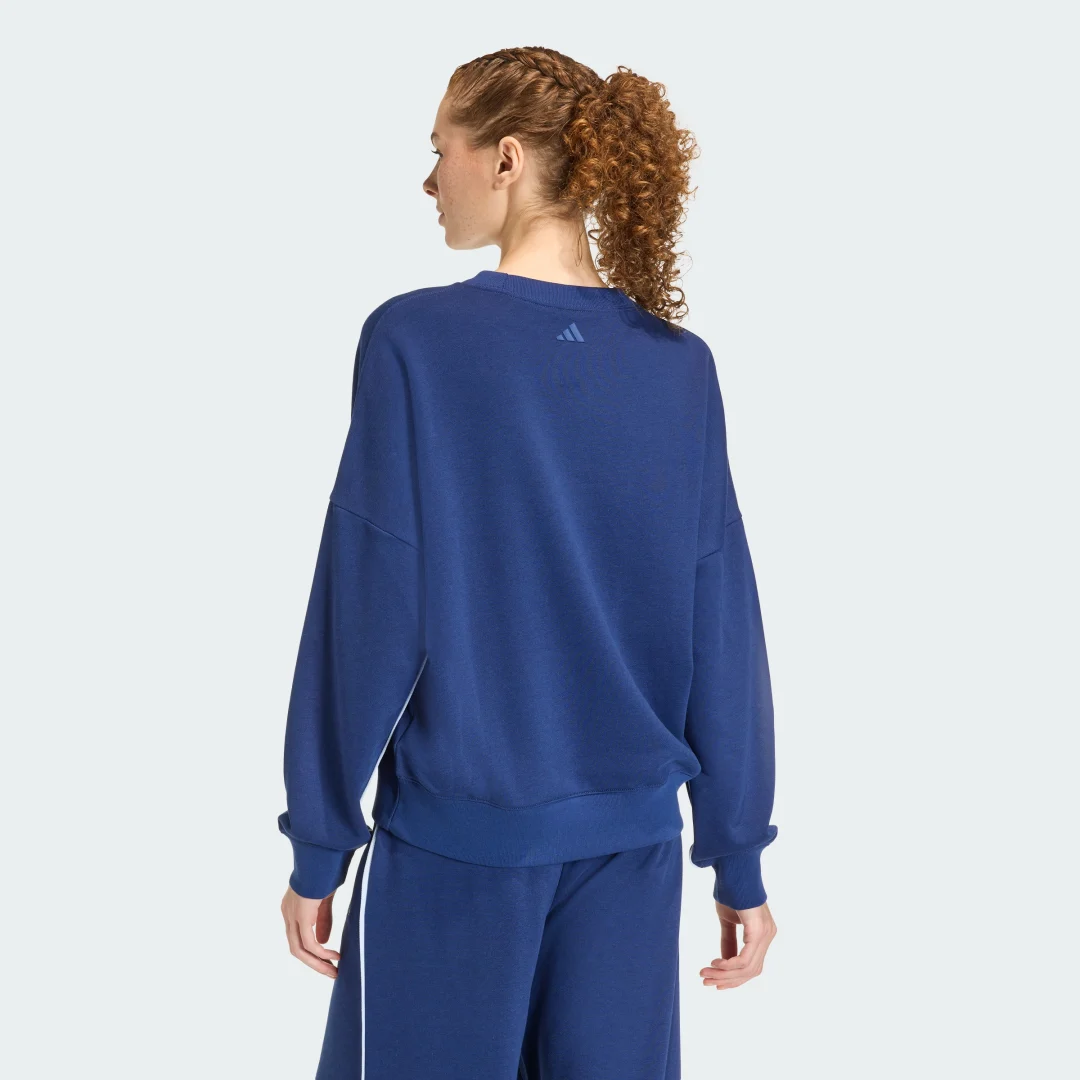 Thumbnail 1 de Sudadera básica con bordado Seasonal Essentials Colorpop de Adidas en azul