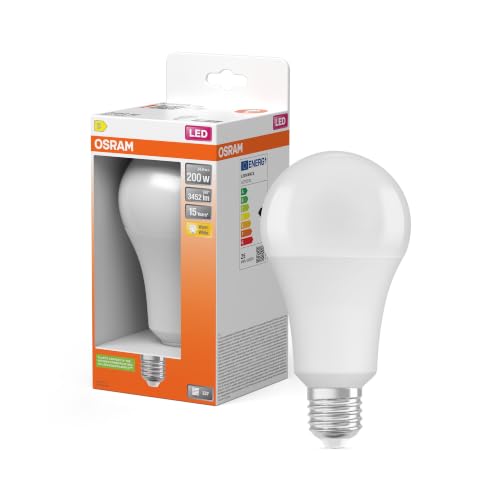 Detalle de OSRAM LED Star Classic A200 Lampadina smerigliata E27 da 3452 lumen, 2700K, 18.4 cm
