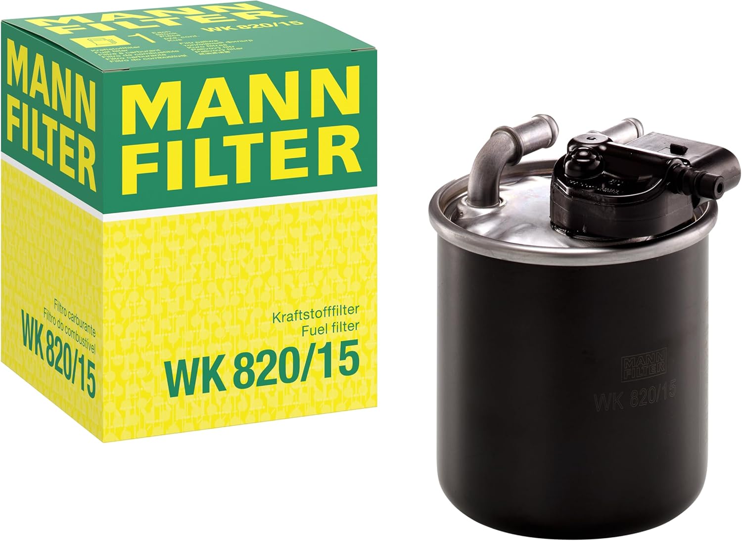 Detalle de MANN-FILTER WK 820/15 Fuel Filter for Mercedes Sprinter (Without Integrated Fuel Heating)