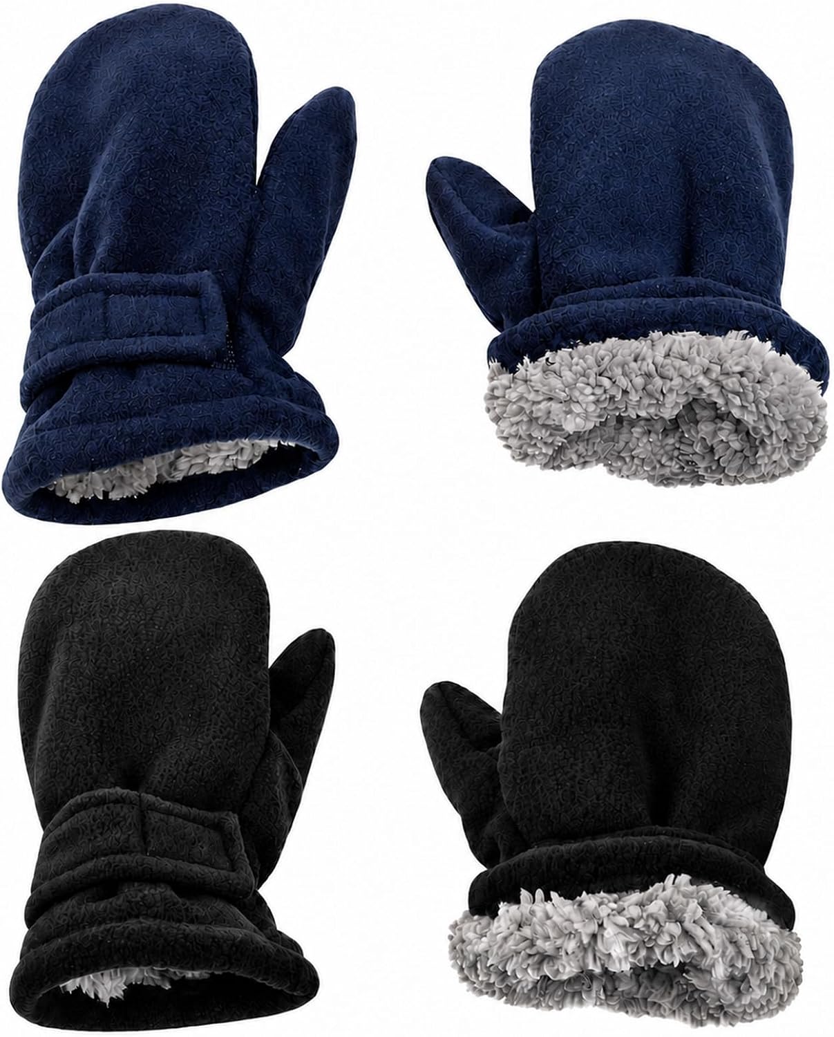 Detalle de N'Ice Caps Baby Toddler Mittens 2 Pairs