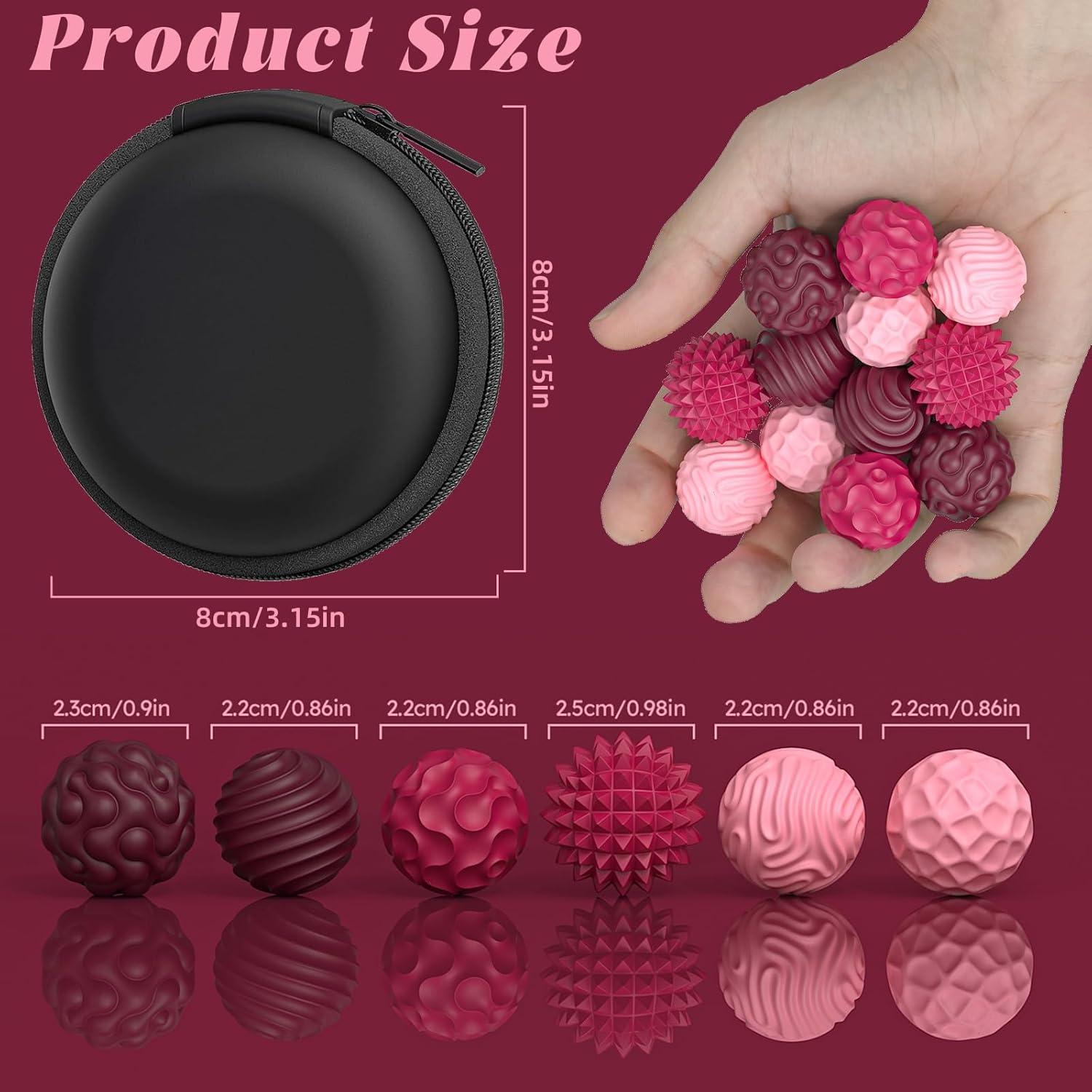 Thumbnail 6 de Silicone Magnetic Balls Fidget Set