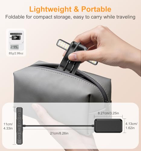 Thumbnail 8 de Gritin 2026 2a Gen Luce per Lettura Libri a Letto – 32 LED Spettro Completo