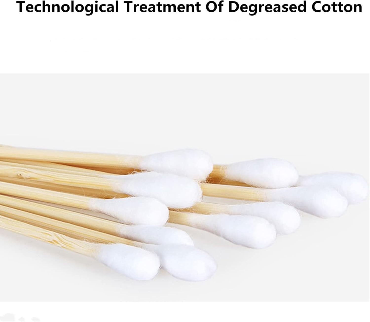 Thumbnail 4 de ZHIYE 600 Bamboo Cotton Buds 100 biodegradable cotton buds