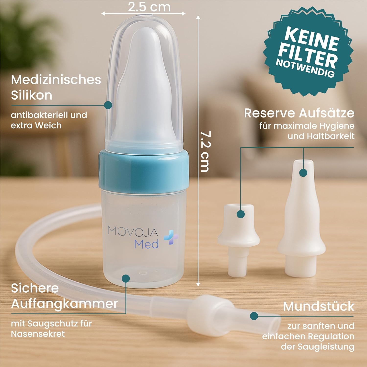 Thumbnail 5 de FUCHSI Nasensauger 0–5 Jahre 👶
