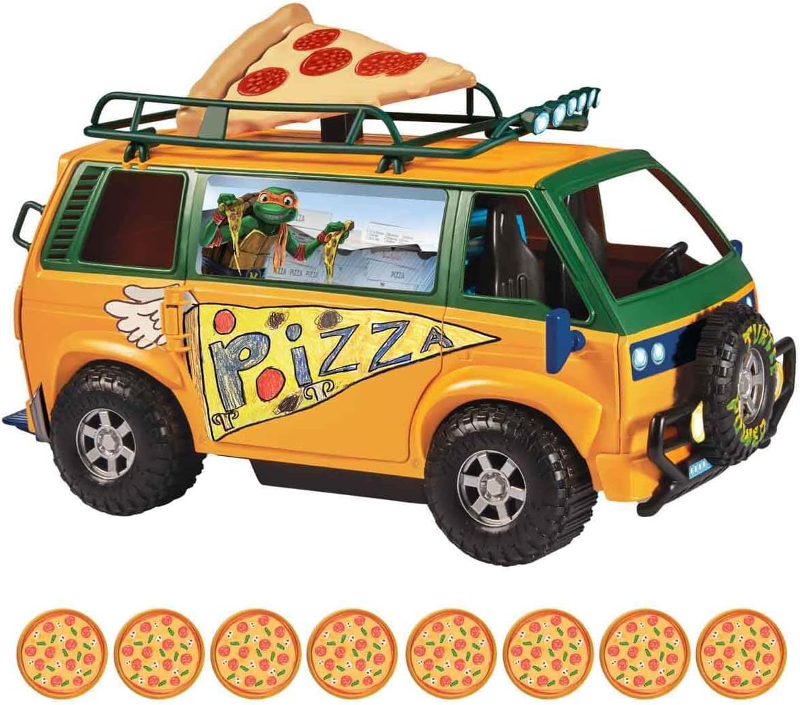 Thumbnail 3 de Tortugas Ninja 🚚 Van de Reparto Pizza Fire TMNT +4 Años